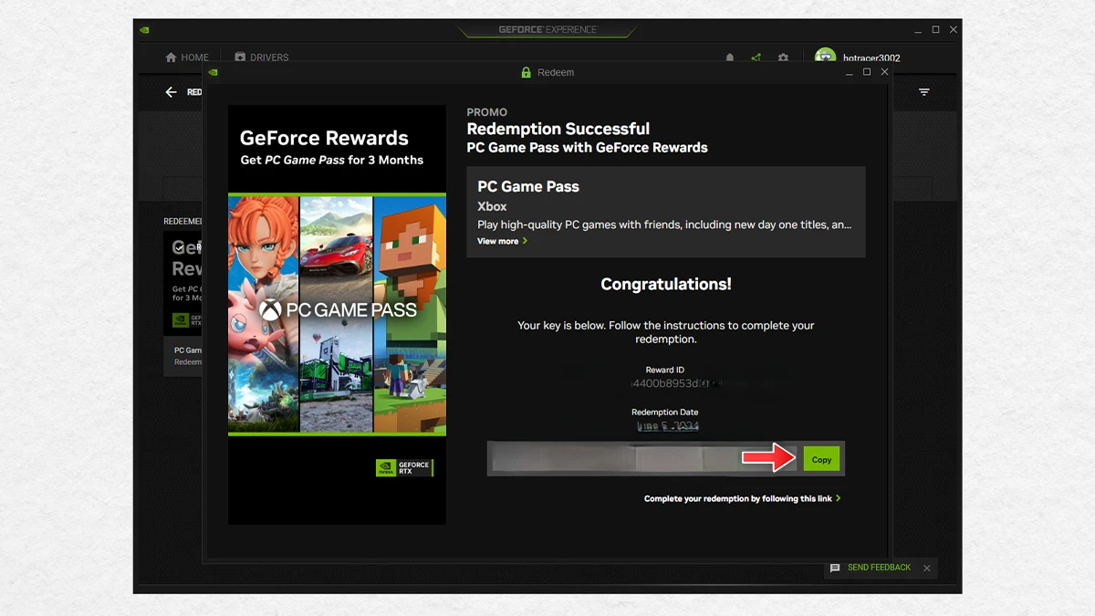 Claim 3 Months Free Xbox Game Pass with GeForce Experience