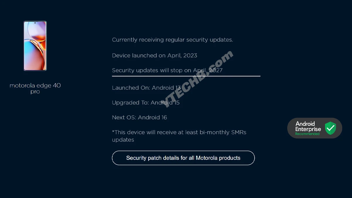Motorola Android 16 Eligible Phones List