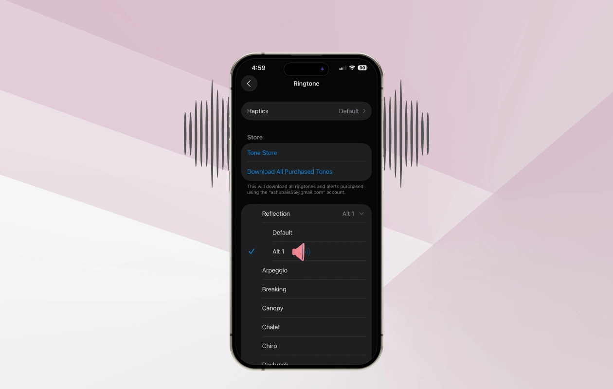 iOS 26 Reflection Alt 1 Ringtone