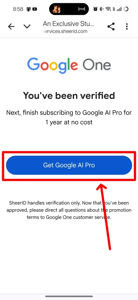 Google AI Pro Student Offer 