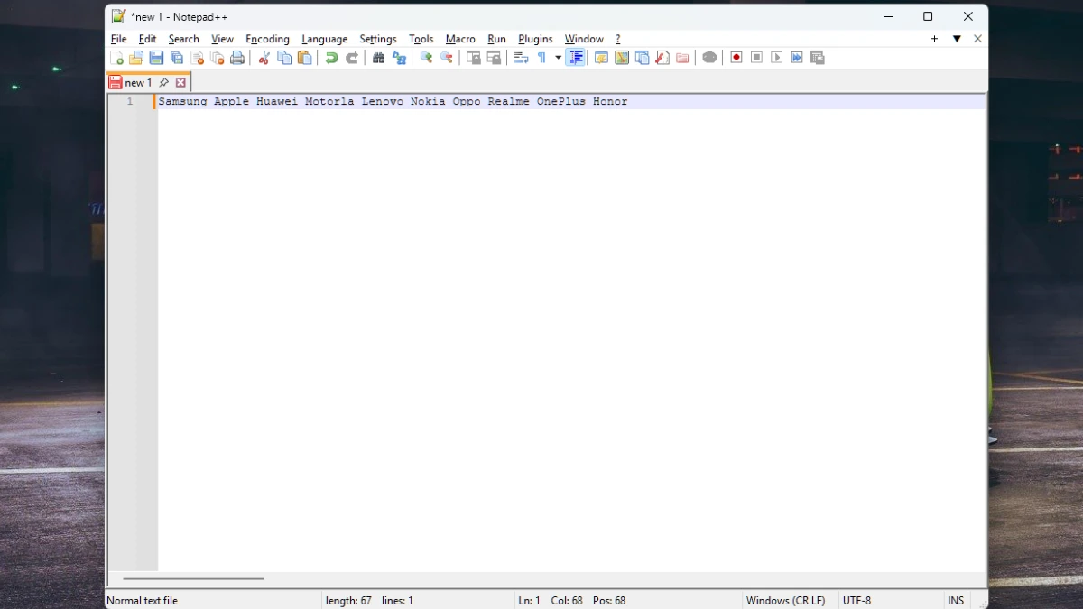Replace a Character with a Newline in Notepad++
