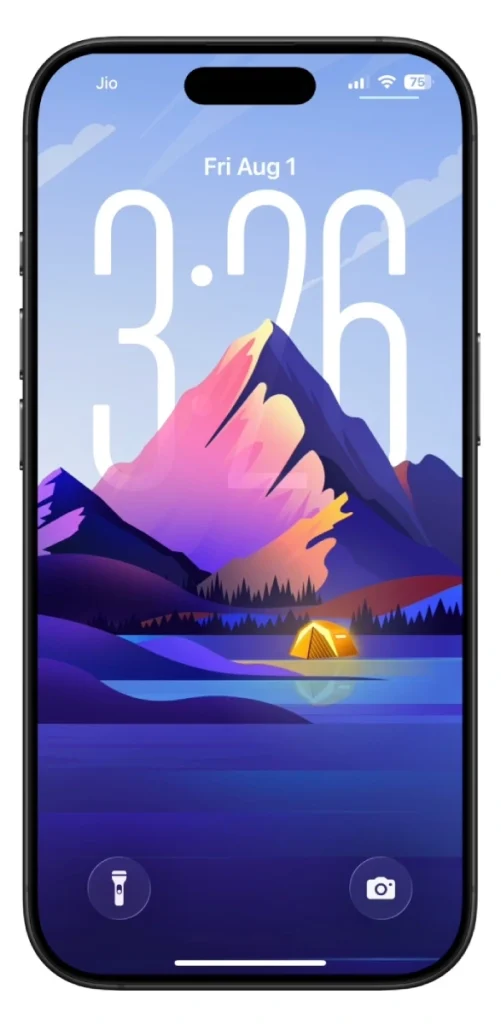 iOS 26 optimized depth wallpaper