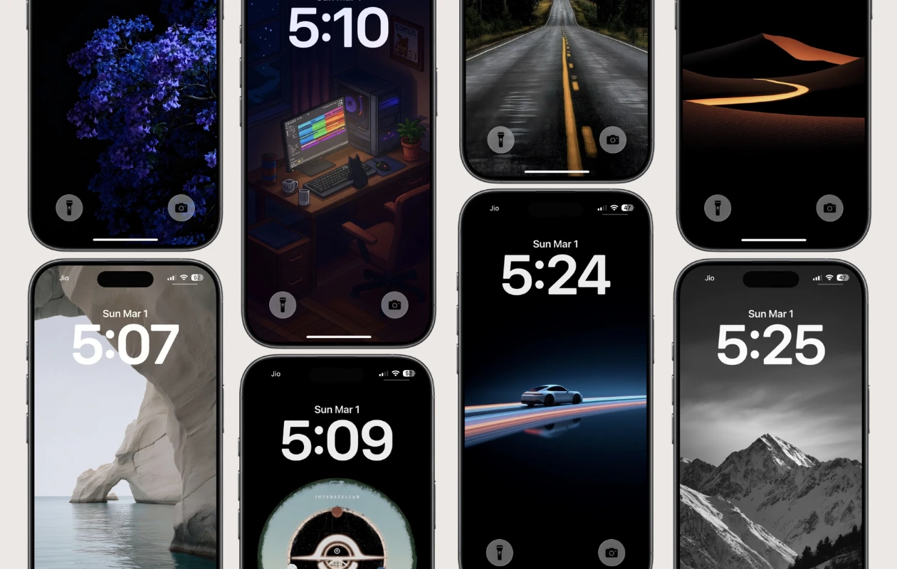 Dark and Nature Wallpapers iPhone