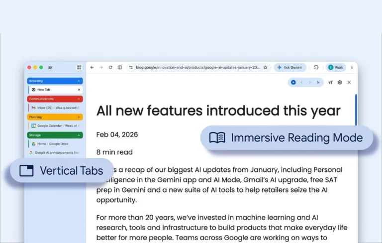 How to Turn on the New Vertical Tab Sidebar in Chrome